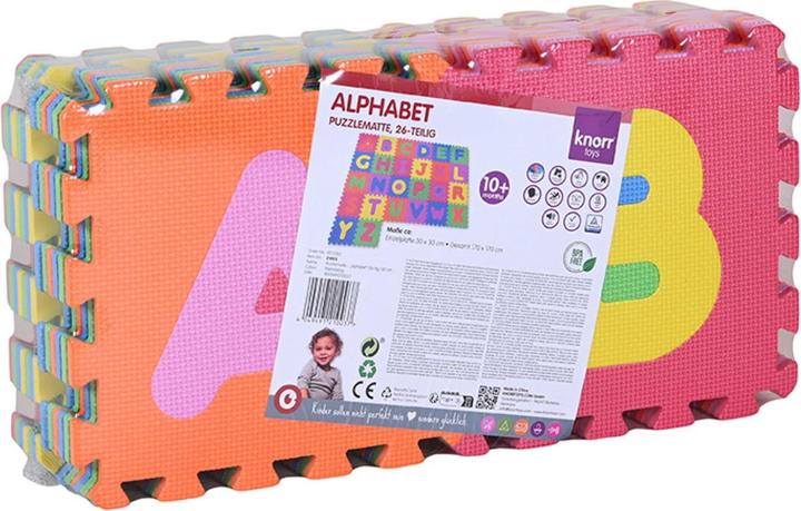 Immagine prodotto Knorrtoys Tappetino per puzzle - "Alfabeto"/26 pezzi/32 cm (160 x 160 cm)