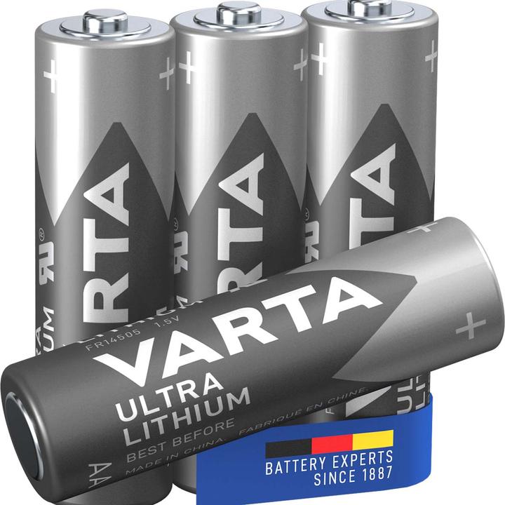 Productafbeelding Varta ULTRA Lithium (4 Pcs., AA, 3000 mAh)