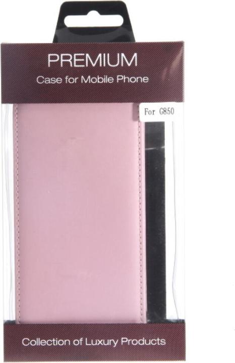 Immagine prodotto OEM Custodia slim in pelle per Galaxy Alpha G850 rosa (Samsung Galaxy Alpha)