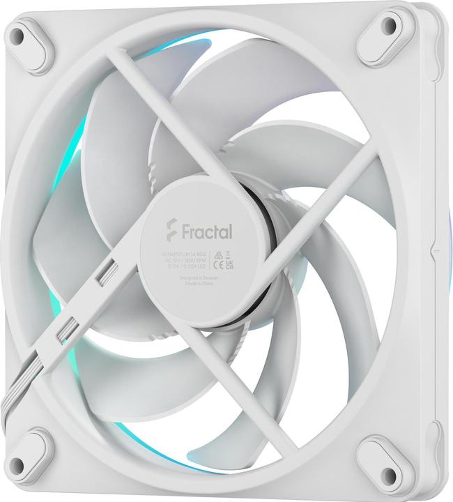 Produktbild Fractal D. Momentum 14 RGB White (140 mm, 1 x)