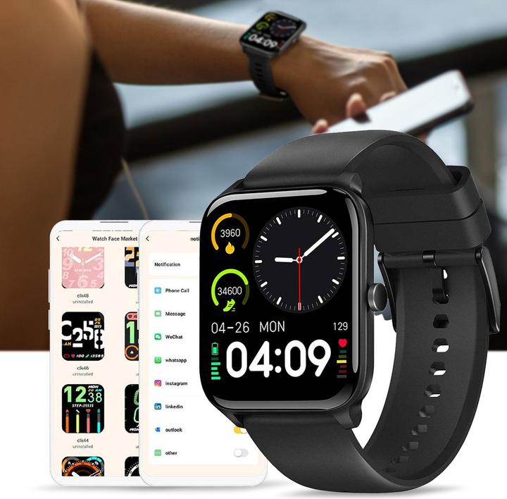 Immagine prodotto Nedis Orologio SmartLife | LCD | IP68 | Durata massima di funzionamento: 14400 min | Android™ / IOS | Nero