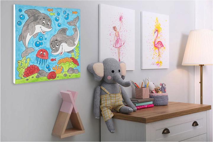 Actual product image Grafix Painting by numbers dolphins