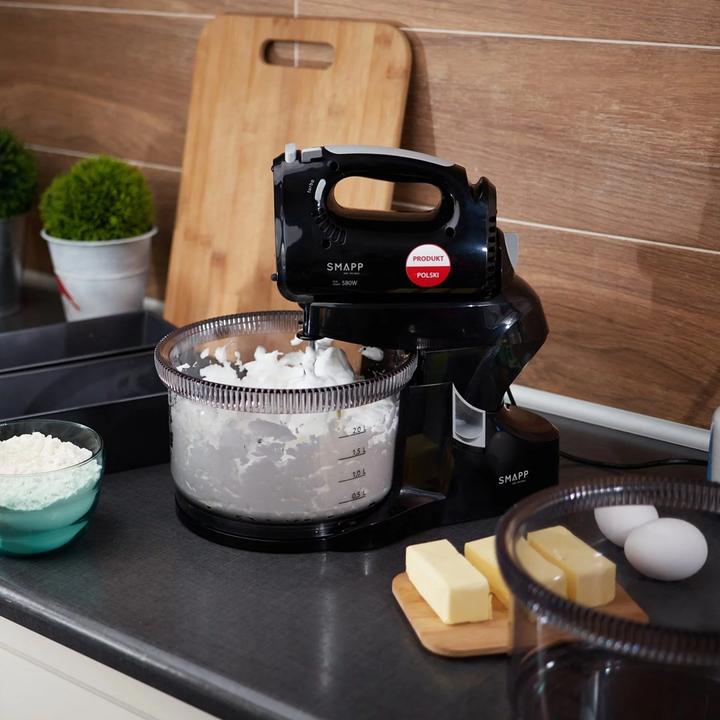 Actual product image Smapp Hand mixer Blender with bowl 451.8 2 bowls black (580 W)