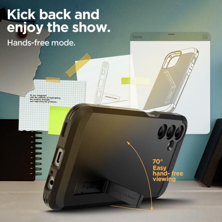 Actual product image Spigen Tough Armor Hulle compatible (Samsung Galaxy A15 5G, Samsung Galaxy A15)