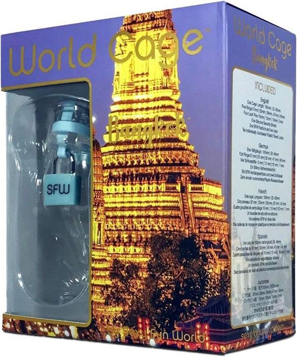 Actual product image Rimba Penis Chastity Cage Kit - Bankok