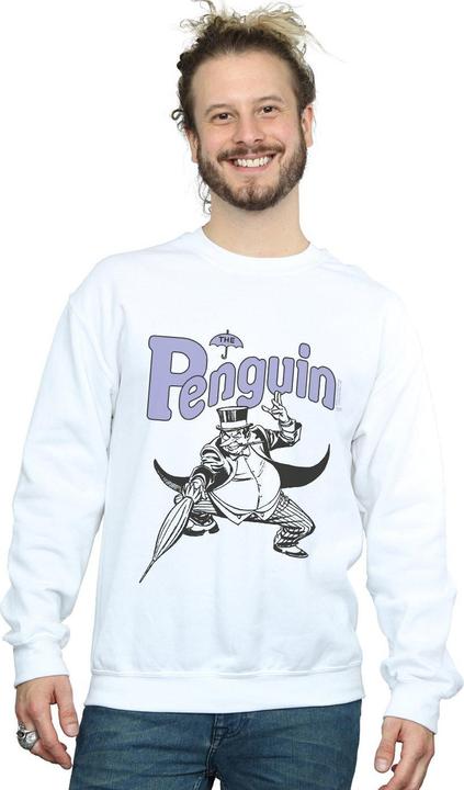Actual product image Mens Penguin Mono Action Pose Sweatshirt (XXL)