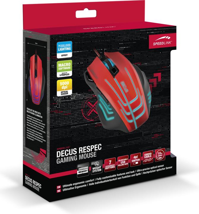 Image du produit Speedlink Decus Respec (Filaire)