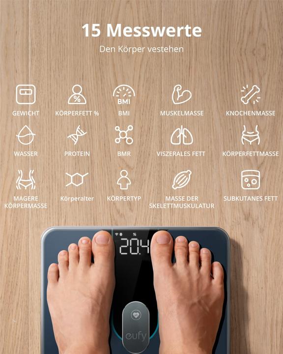 Actual product image eufy Smart Scale P2 (180 kg)