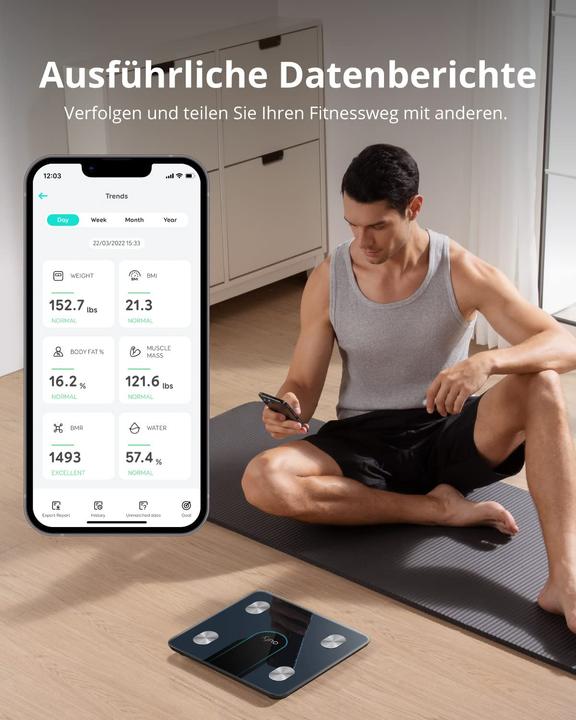Actual product image eufy Smart Scale P2 (180 kg)