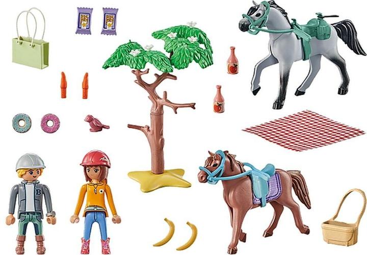 Immagine prodotto Playmobil Reitausflug an den Strand mit Amelia und Ben (71470, Cavalli Playmobil della cascata)