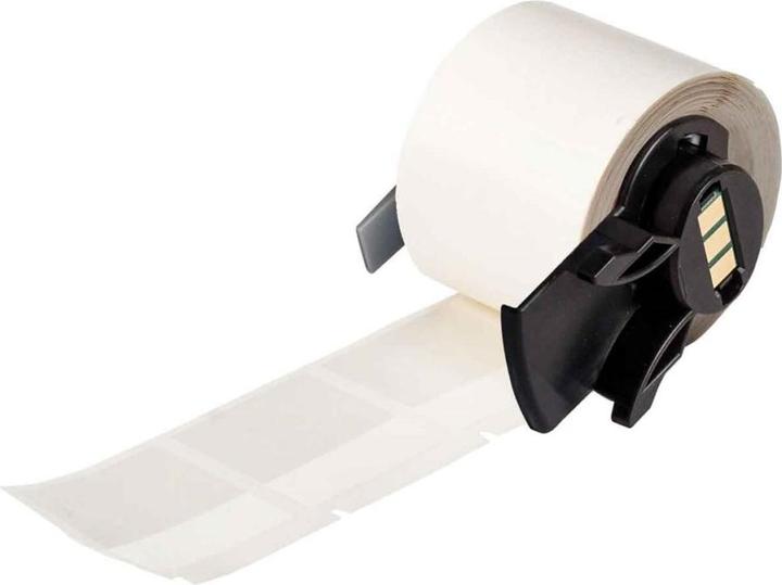 Immagine prodotto Brady Rotolo di etichette autolaminanti, vinile, 38,1 x 38,1 mm, 250 pezzi, bianco