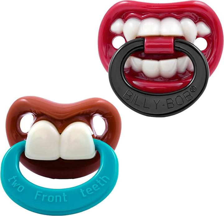 Actual product image Billy Bob Lustiges Schnuller 2er Set (2 x, 3 - 12 M.)