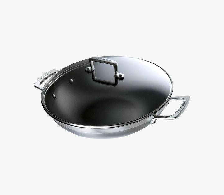 Produktbild Le Creuset Wok (30 cm, Wok Pfanne, Edelstahl)
