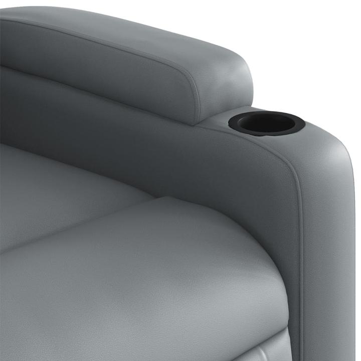 Image du produit VidaXL Fauteuil de massage gris similicuir,Couleur : gris,Matériaux