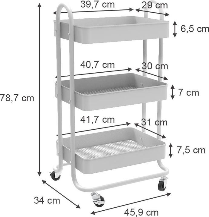 Image du produit Vicco Tron (46 x 34 x 79 cm)