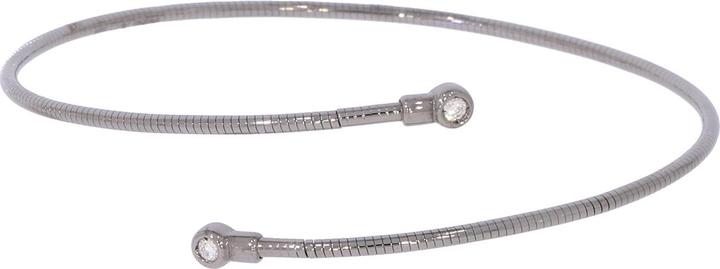 Immagine prodotto Pesavento Bracciale rutenio con due diamanti 0,06ct. WDNAB159 (6.20 cm, Argento 925)