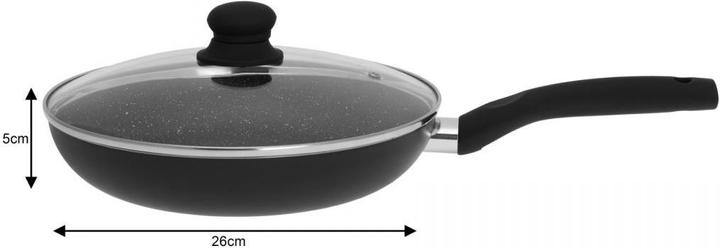 Actual product image Kinghoff MARBLE FRYER 26cm KH-3958 (Aluminium)