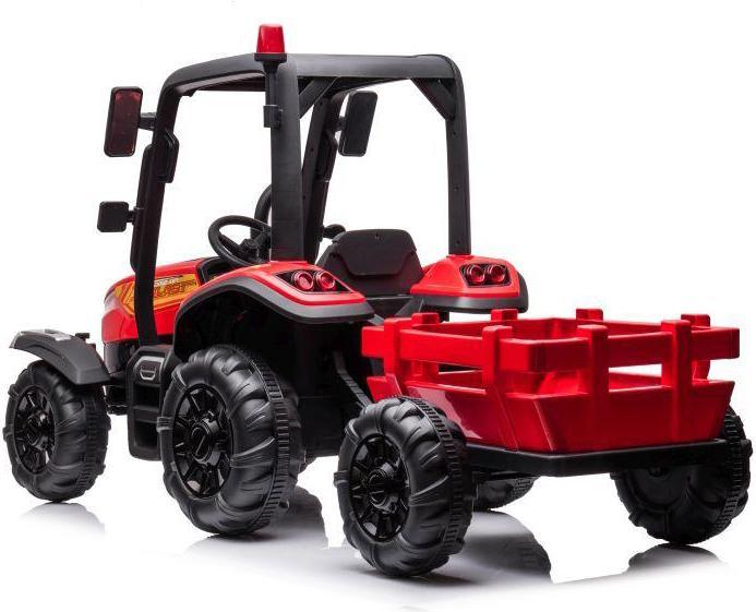 Lean Toys Trattore elettrico per bambini BLT-206, rosso (24 V)