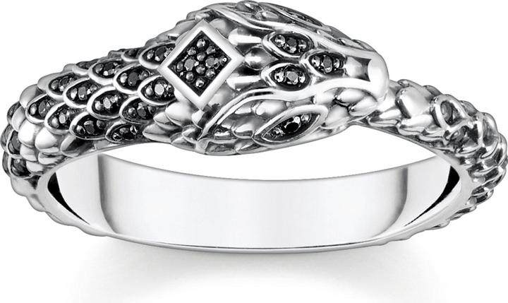 Immagine prodotto Thomas Sabo Anello Serpente annerito (56, 925 Argento)