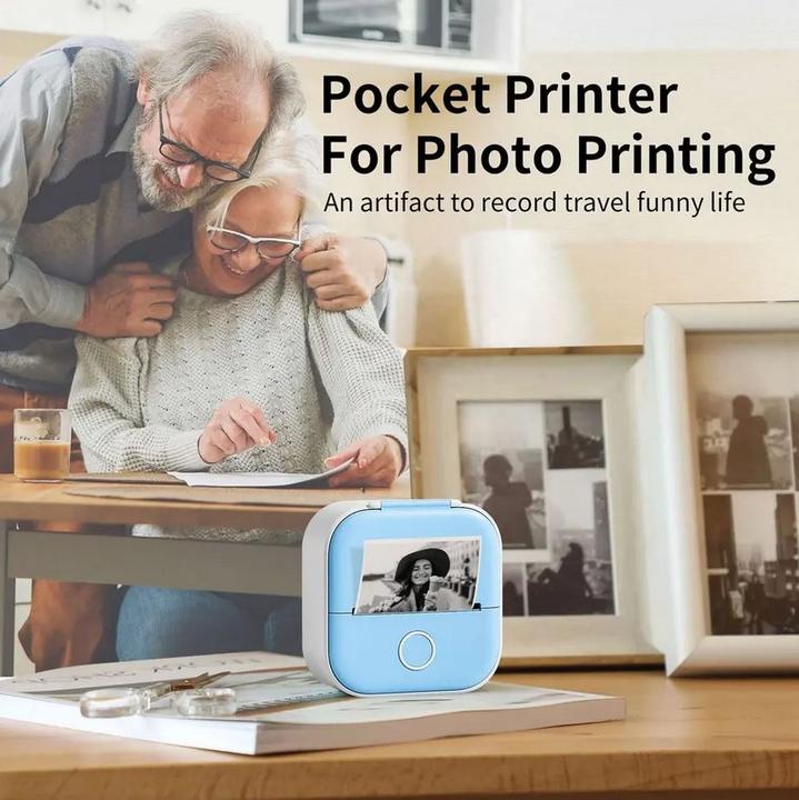Actual product image Phomemo T02 (Black and white)