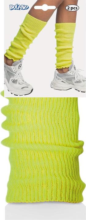 Immagine prodotto Boland Scaldamuscoli giallo neon 1 paio (Taglia unica)