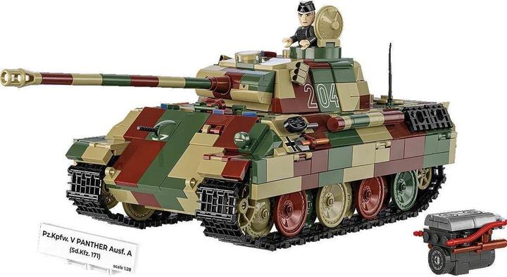 Actual product image Cobi COBI-2654 - 1150 PCS HC WWII 2654 PANZER V PANTHER AUSF.A