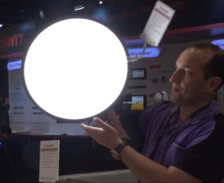 Actual product image Swit S-2430C | 100W Bi-color LED Panel Light, DMX, V-mount (Studio light)