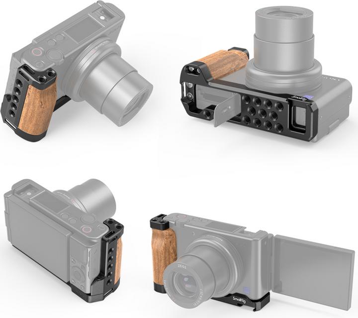 Produktbild SmallRig L-Shape Wooden Grip with Cold Shoe for Sony ZV1 Camera 2936