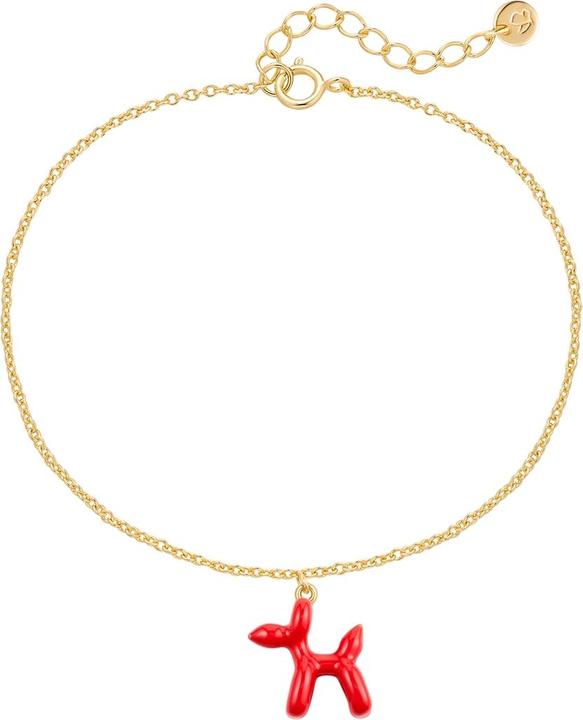 Produktbild Glanzstücke München Damen Armband Ballon-Hund - 36244 (17 cm, Sterling Silber)