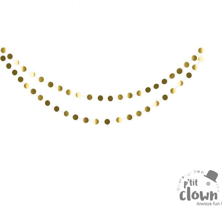 Image du produit P'tit Clown Guirlande holographique Happy Birthday lettres argentées, DIY