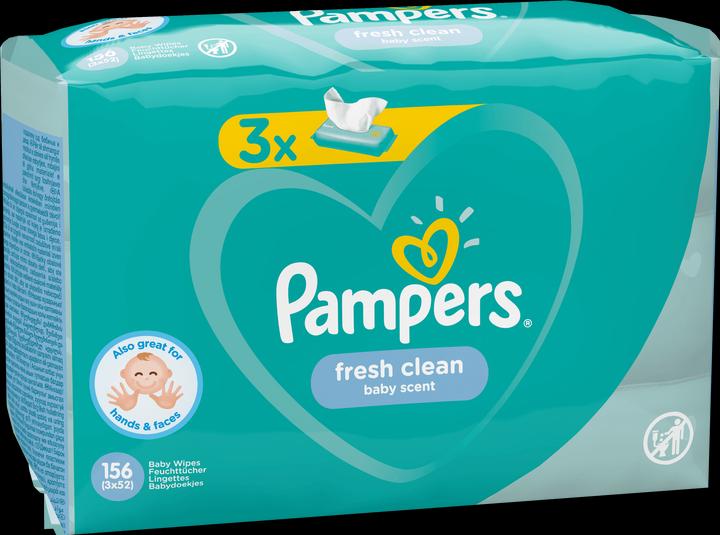 Produktbild Pampers Fresh Clean (156 Stück)