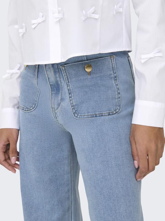 Immagine prodotto Only ONLMADELINE Hohe Taille Weiter Beinschnitt Jeans Jeans mit weitem Bein (32)