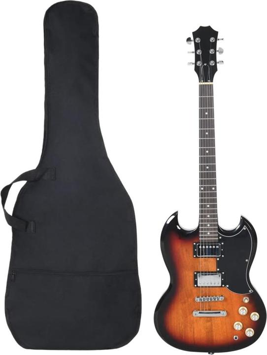 Actual product image VidaXL Jeanie (Electric guitar, Solid mahogany wood, Birch wood, Wood-based material)