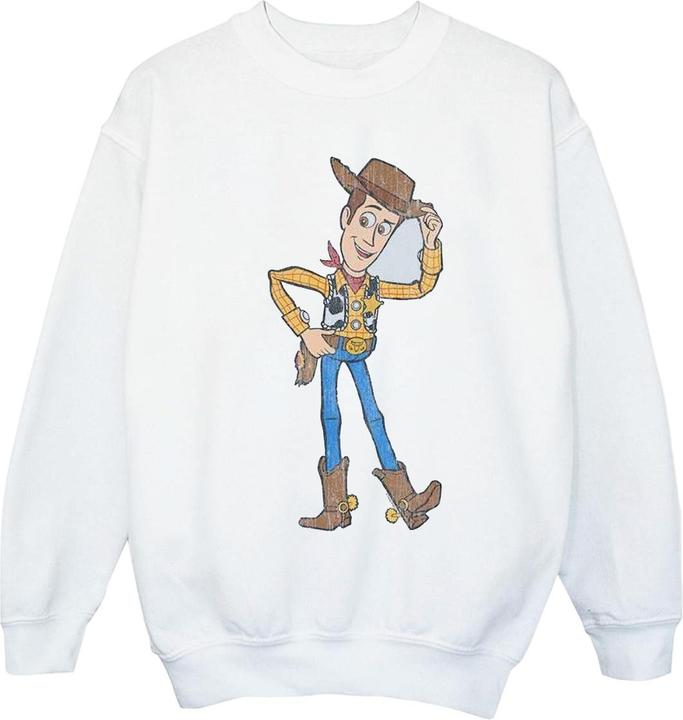 Actual product image Disney Girls Toy Story 4 Sheriff Woody Pose Sweatshirt (152, 158)