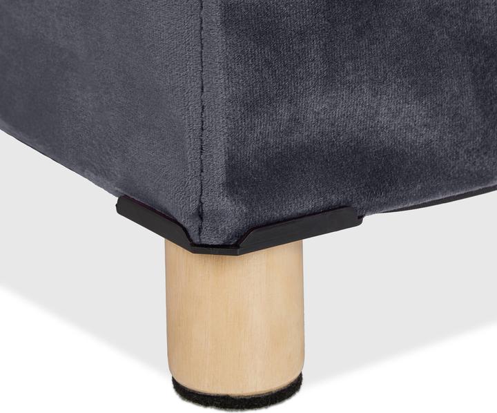 Actual product image Relaxdays Velvet stool