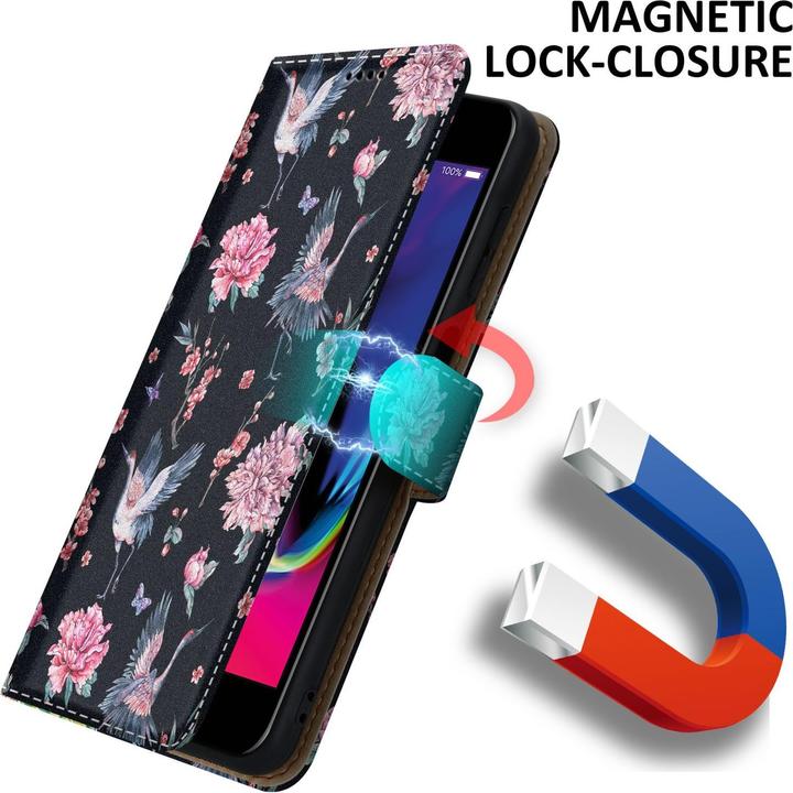 Actual product image Cadorabo Book cover with print (Apple iPhone 7 Plus, Apple iPhone 7s Plus)