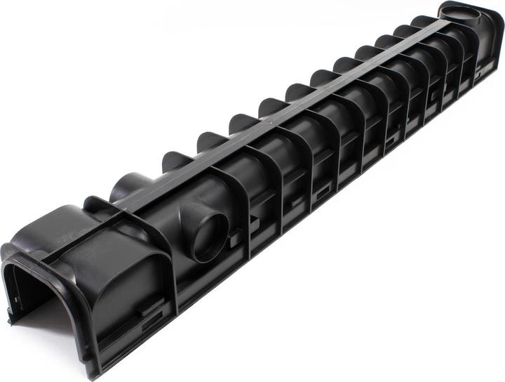 Actual product image Wiltec Drainage Storm Ground Channel 4x1m 1.5t Heelguard Galvanised Rain Waste Sewage Water Drain