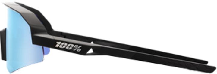 Produktbild 100% SLENDALE XS - Matte Black - HiPER Blue Multilayer Mirro (Matte Black, HiPer blue multilayer mirror)
