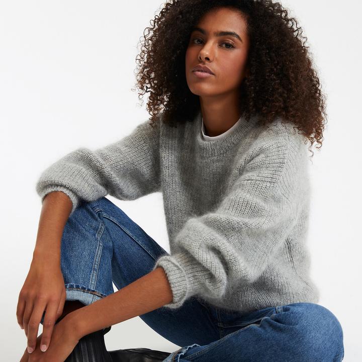 Image du produit La Redoute Collections Pullover mit rundem Ausschnitt (M)