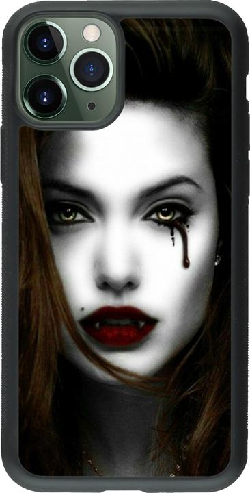Produktbild PhoneLook Hülle Silikon schwarz Halloween 2023 gothic vampire (Apple iPhone 11 Pro)