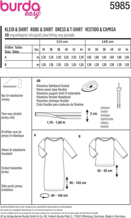 Actual product image Pattern dress & shirt - boat neckline