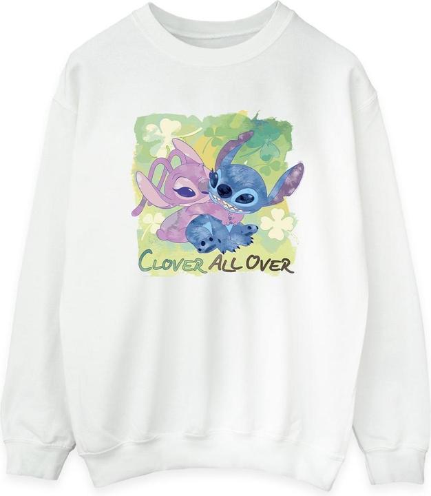 Immagine prodotto Disney Lilo And Stitch St Patrick's Day Clover Felpa Donna (XXL)