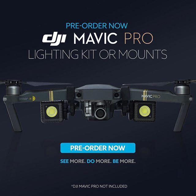 Actual product image Lume Cube Mounting (Drone display protection, DJI Mavic 2 Pro)