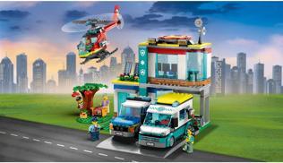 Immagine prodotto LEGO 60371 Sede del veicolo di soccorso (60371, LEGO City)