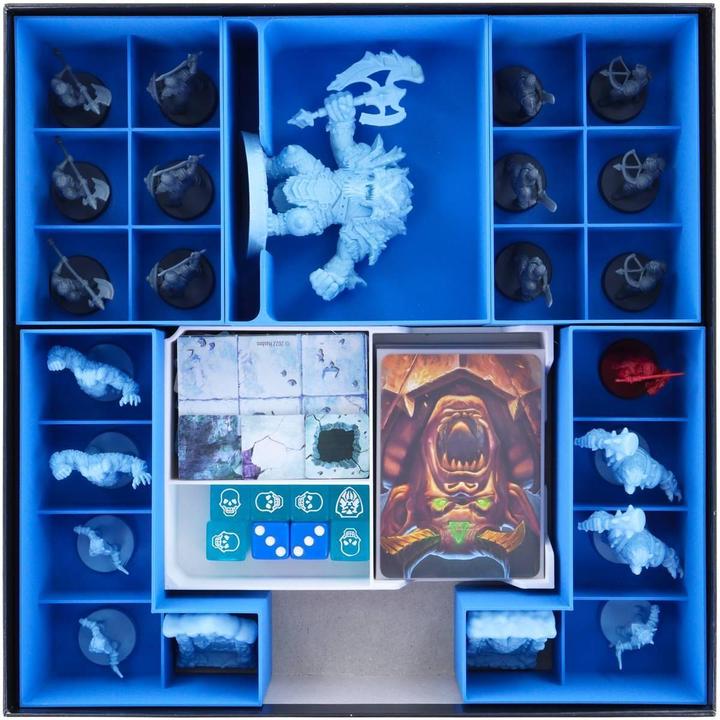 Produktbild Feldherr Organizer Insert für HeroQuest (2021): Der eisige Schrecken - Brettspie (Kunststoff)