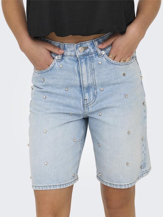 Image du produit Only ONLHOPE Hohe Taille Locker geschnitten Jeans-Shorts Jeans-Shorts (S)