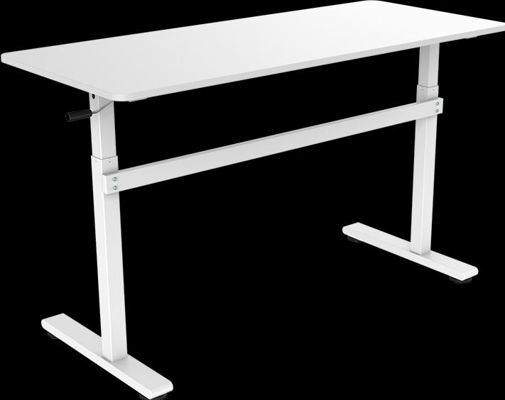 Actual product image LogiLink EO0027W - Manually adjustable sit/stand workstation (140 x 60 x 117 cm)