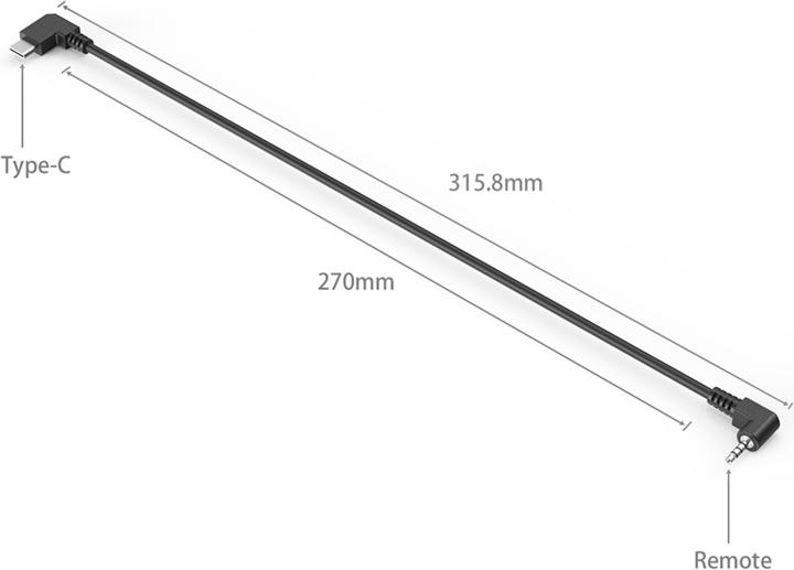Actual product image SmallRig Panasonic Remote Camera Control Cable (Remote to Type C) for Control Handle 2970