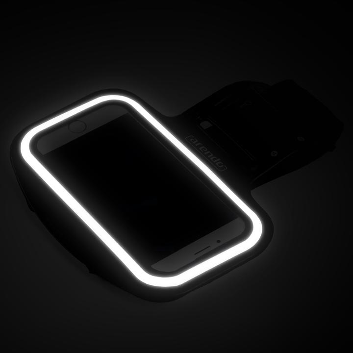 Produktbild Arendo Smartphone Fitness Armband für 4,7" Smartphones, Schlüsselfach, Reflektorstreifen