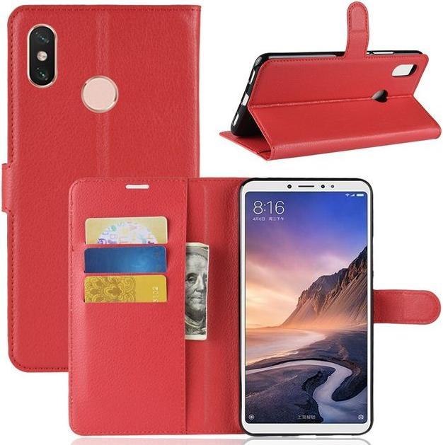 Productafbeelding MU Classic Litchi Leren Boekomslag Serie (Xiaomi Mi Max 3)
